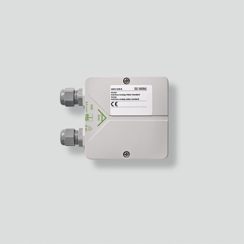 Siedle&Söhne - Zusatzgerät für Türkommunikation Interface Analog-Video Std AIVS 670-0 Access