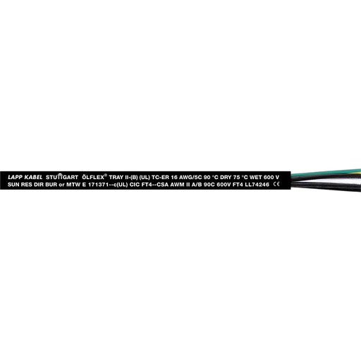 Lapp Kabel&Leitung - Energiekabel < 1 kV, für ortsveränderlichen Einsatz ÖLFLEX TRAY II 7G1 221807/610 − 610 Meter
