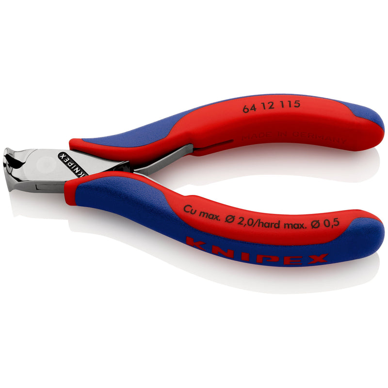 Knipex - Vornschneider Elektronik-Vornschneider 64 12 115 spiegelpoliert,115mm