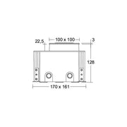Brumberg Leuchten - Bodeneinbauleuchte LED-Bodeneinbauleuchte 14694083 3000K, schwarz