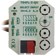Lingg&Janke - Bussystem-Binäreingang KNX-Tasterschnittstelle TS4FL-2-QU quick f.4 Einzeltast