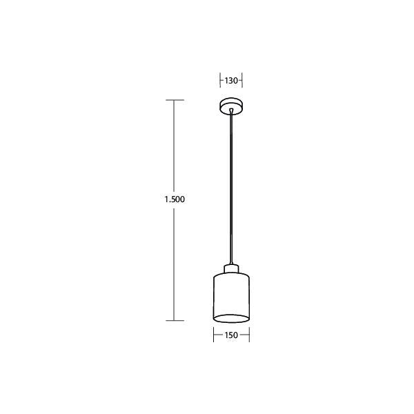 Brumberg Leuchten - Decken-/Wandleuchte Pendelleuchte 1x E27 57424080
