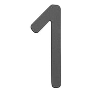 CMD Creativ - Beschriftung Buchstaben/Zahlen Hausnummer 1 Klein HN-1 anthrazit anthrazit, 16 cm