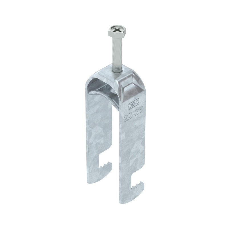 OBO Bettermann - Bügelschelle BS-F2-M-28 FT 2-fach − 50 Stück