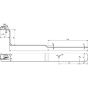 DEHN - Dachleitungshalter für Blitzschutz Dachleitungshalter DLHDQ610H55L260GSV2A DEHNquick NIRO