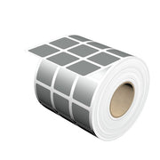 Weidmüller - Kennzeichnungsmaterial Gerätemarkierer, Etikett THM MT30X 27/27 SI 27x27mm silber