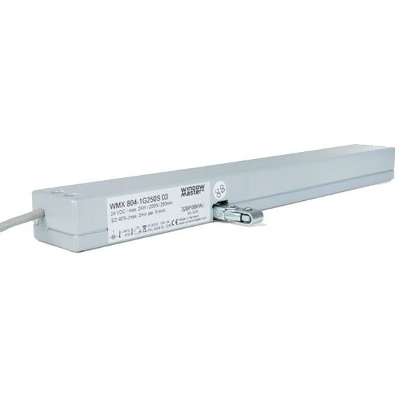WindowMaster - Fensteröffner Kettenantrieb Sync/Motorl. WMX 504-2G250S 03 0,5A/250mm/grau