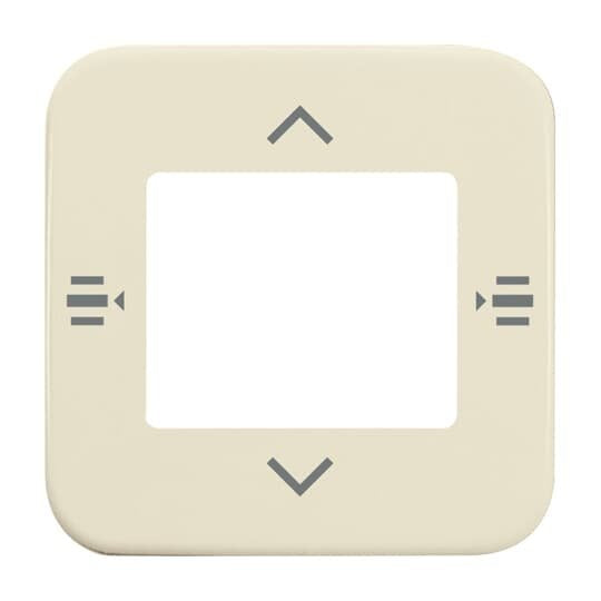 Busch-Jaeger - Einsatz/Abdeckung für Kommunikationstechnik Zentralscheibe weiß 6108/61-212 7-fach KNX
