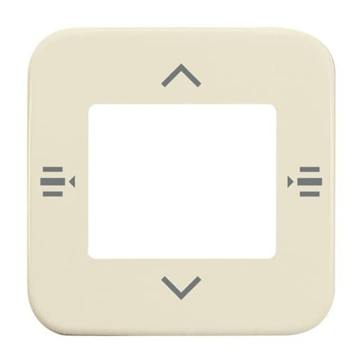 Busch-Jaeger - Einsatz/Abdeckung für Kommunikationstechnik Zentralscheibe weiß 6108/61-212 7-fach KNX