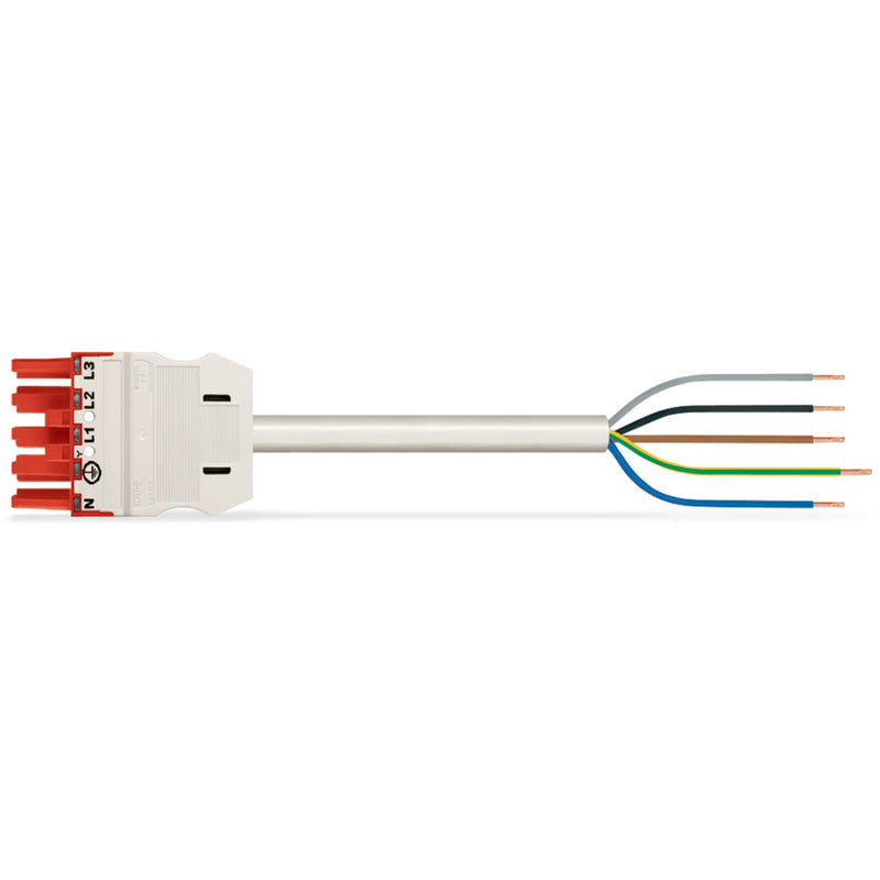 WAGO - Konfektionierte Leitung für steckbare Gebäudeinstallation konfekt. Anschlussleitung 771-9975/116-702 Eca,Buchse