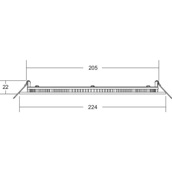 Brumberg Leuchten - Downlight/Strahler/Flutlicht LED-Einbaupanel 350 mA 12453183 2700/3300/4000K