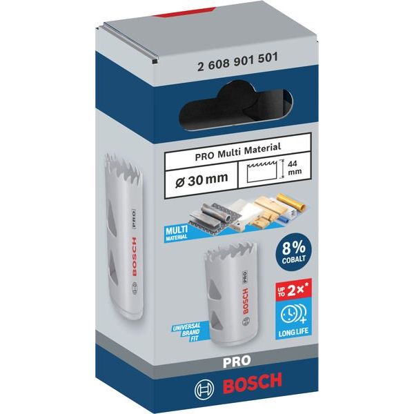 Bosch - Lochsäge PRO Multi Material 2608901501 Lochsäge 30 mm mit