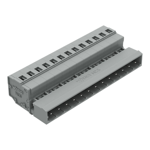 WAGO - Kabelsteckverbinder für Leiterplattensteckverbinder 1-Leiter-Stiftleiste 231-613/018-000 CAGECLAMP,2,5mm²,gr − 25 Stück