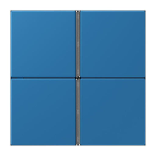 Jung - Abdeckung/Bedienelement für Installationsschalterprogramme Tastensatz 4fach LC 404 TSA 211 bleu ceruleen 31