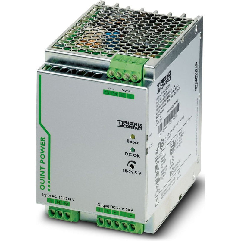 Phoenix Contact - Gleichstromversorgung Stromversorgung primär QUINT-PS/1AC/24DC/20 getaktet 1-phasig − 1 Stück