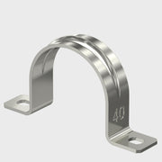 OBO Bettermann - Befestigungsschelle für Kabel/Rohre Befestigungsschelle 605 40 A4 40mm zweilappig − 50 Stück