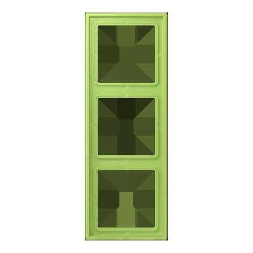 Jung - Abdeckrahmen Rahmen 3-fach LC 983 221 vert clair
