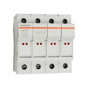 Mersen - Halter für zylindrische Sicherung Sicherungshalter CMC84I 8x31 AC500V 25A 4-p − 3 Stück