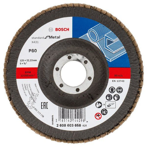 Bosch - Trenn-/Schleifscheibe Fächerschleifscheibe X431 2608603658 Standard for Metal