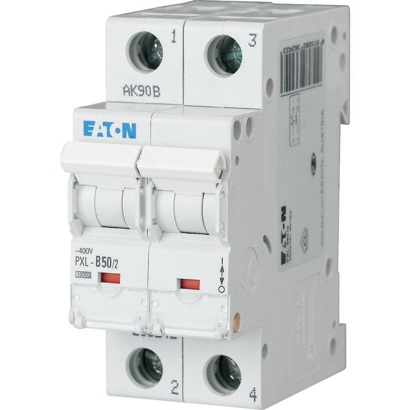 Eaton - Leitungsschutzschalter LS-Schalter m.Beschrift. PXL-C50/2 C 50A, 2p