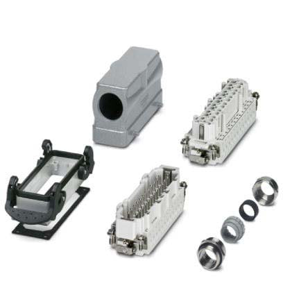 Phoenix Contact - Rechtecksteckverbinder, Set (Industriesteckverbinder) Steckverbinder-Set HC-KIT-B24-R04