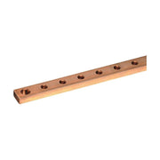 Erico - Sammelschiene Kupferschiene TCB20X10-1M m.Gewindebohrungen − 4 Stück