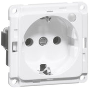 Peha - Schalter-/Steckdosenkombination Steckdose SCHUKO D 6511.02 ME LED/4 EB, LED, reinweiß