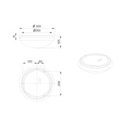 BEG Brück Electronic - Decken-/Wandleuchte LED-Wand-u.Deckenleuchte L8-LEDN weiß