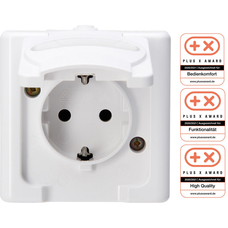 Kopp - Steckdose Schutzk.-Steckdose 103302007 16A,250V,aws − 10 Stück