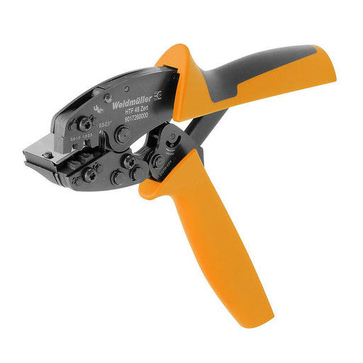 Weidmüller - Presswerkzeug Kabelschuhe/Verbinder, Aderendhülsen, Schirmanschluss Crimpwerkzeug HTF 48 ZERT F-Stecker / -Hülse