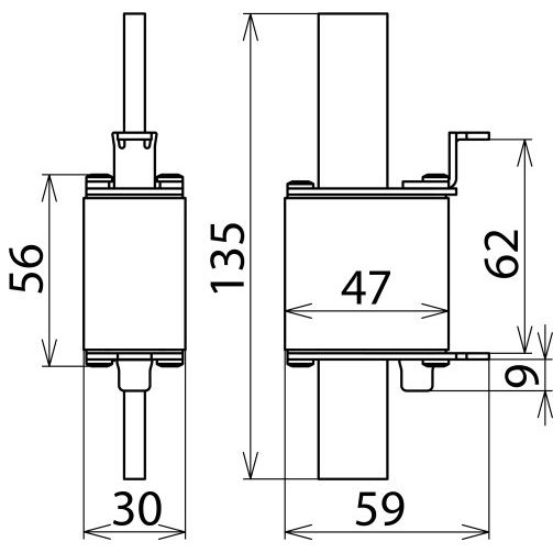 DEHN - Überspannungsableiter für Energietechnik/Stromversorgung ÜS-Ableiter DEHN SPD VA NH1 280