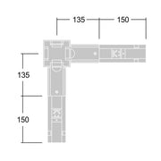 Thorn - Mechanisches Zubehör/Ersatzteile für Leuchten Anschluss CONTUS T-VL4 WH