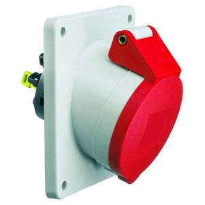 Bals Elektrotech - CEE-Anbausteckdose (IEC 60309) Anbausteckdose geneigt 32A 12806 5p 400V 6h IP44