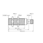 Turck - Induktiver Näherungsschalter Sensor BI8M182APS8X2H1141 induktiv