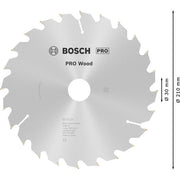 Bosch - Kreissägeblatt PRO Wood Kreissägeblatt, 2608640621 210 x 2,8 x 30 mm