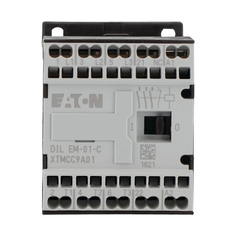 Eaton - Leistungsschütz zum Schalten von Wechselstrom Leistungsschütz DILEM-01-G-C(24VDC) AC-3/400V:4kW,3p DC