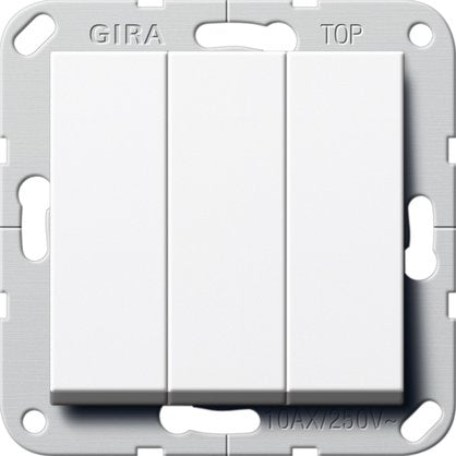 Gira - Taster 3-fach rws 284403 1polig Schließer