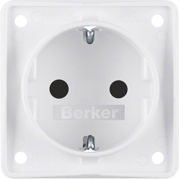 Berker - Steckdose Schuko-Steckd.pws 947792502 m.Steckklemmen