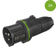 Walther Werke - CEE-Stecker (IEC 60309) CEE NEO Stecker FW211302CC 16A 3P 2h IP54 − 10 Stück