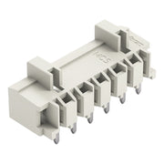 WAGO - Leiterplattensteckverbinder THT-Stiftleiste Lötstift 721-436/001-000 1,0x1,0,abgew.,lgr − 100 Stück