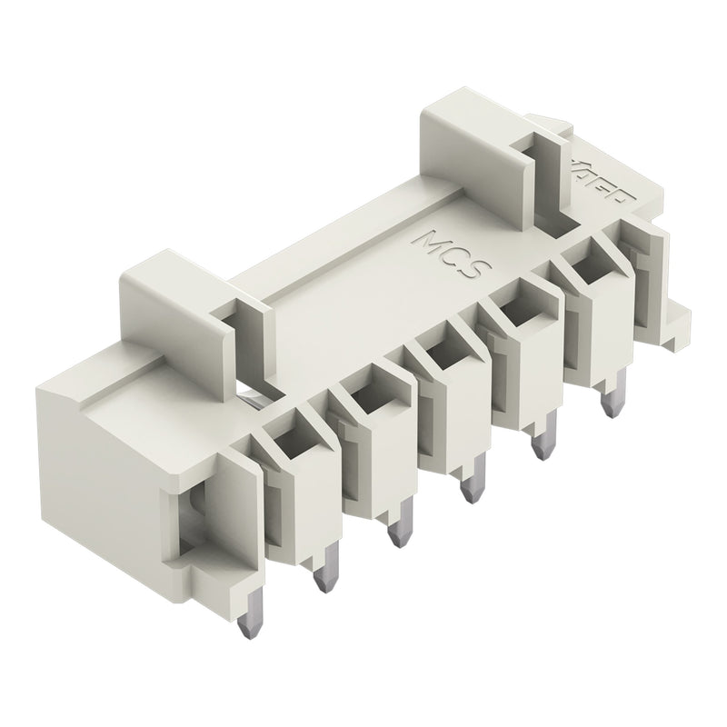 WAGO - Leiterplattensteckverbinder THT-Stiftleiste Lötstift 721-436/001-000 1,0x1,0,abgew.,lgr − 100 Stück