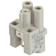 Harting - Kontakteinsatz für Rechtecksteckverbinder Steckverbinder-Gehäuse 09120022755 Han Q 2/0-bu 1,5qmm