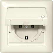 Gira - Steckdose KD +Set IP44 415701 Rahmen 1f Cremeweiß