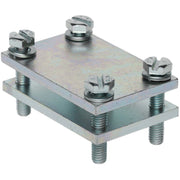 Mersen - Zubehör/Ersatzteile für Niederspannungs-Schalttechnik Plattenklemme 40x20mm SAS01206 SaS 60mm − 10 Stück