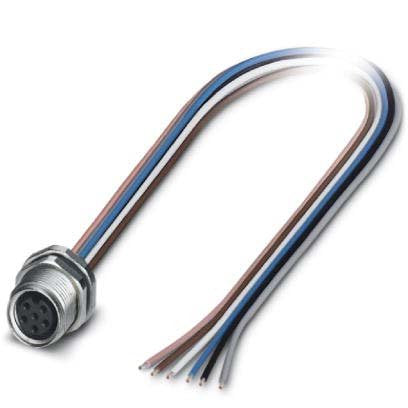 Phoenix Contact - Rundsteckverbinder, feldkonfektionierbar (Industriesteckverbinder) Einbausteckverbinder SACC-DSI-M8F#1456103