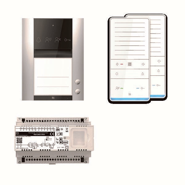 TCS Tür Control - Türsprech-Set audio:pack PRO AP PAAF021/008 2 Wohneinheiten