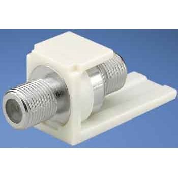 Panduit - Koax-Kupplung MINI-COM F-Kupplung CMFSRAWY selbsttermin.,weiss