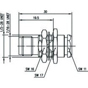 Telegärtner - Koax-Steckverbinder TNC-Kabeleinbaubuchse 100023765 50Ohm, 1671A,RG405/U