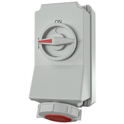 Mennekes - CEE-Steckdose abschaltbar, abgesichert (IEC 60309) Wanddose DUO HW/VN 5785 16A,7p,6h,400V,IP67