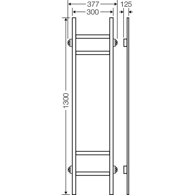 Hensel - Verteilerschrank für Energieversorgung Montagerahmen Mi MR 300 f.Ladeverteiler